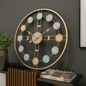 Metal wall clock 8