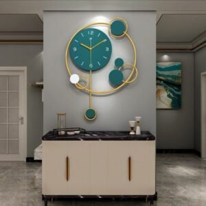 Metal wall clock 3