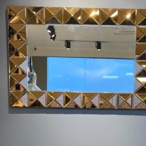 Diamond cut mirror