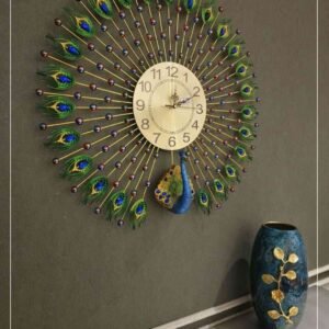 Premium Peacock clock